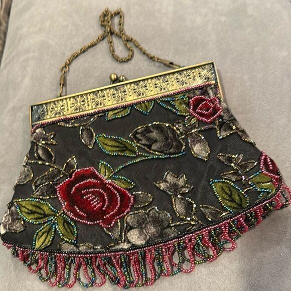 vintage beaded bag - Picture 1 of 5
